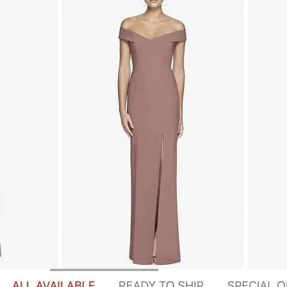 Dessy Collection Dresses | Nwt Dessy Collection Formal Dress - Sienna | Color: Pink/Tan | Size: 12 | Lauren_Mont00's Closet